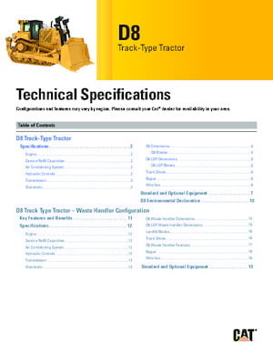 Bulldozers Caterpillar D8