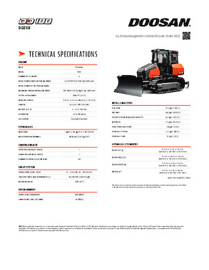 Buldozerler Doosan DD100
