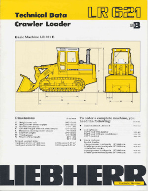 Bulldozers Liebherr LR 621 B-M