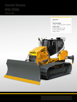 Bulldozers Liebherr PR 716 Litronic