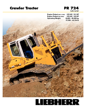 Buldozerler Liebherr PR 724 XL