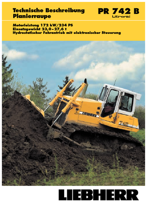 Buldozerler Liebherr PR 742 B Litr.
