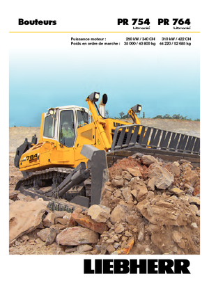 Bulldozers Liebherr PR 764