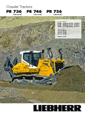 Bulldozers Liebherr PR 756
