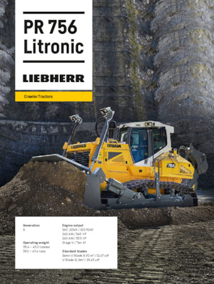 Bulldozers Liebherr PR 756 Litronic 