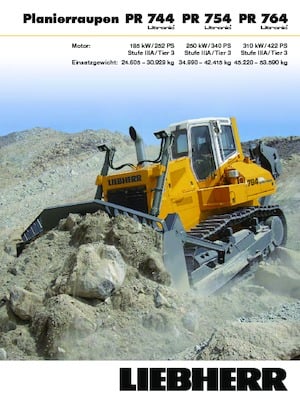 Buldozerler Liebherr PR 764 Litronic 