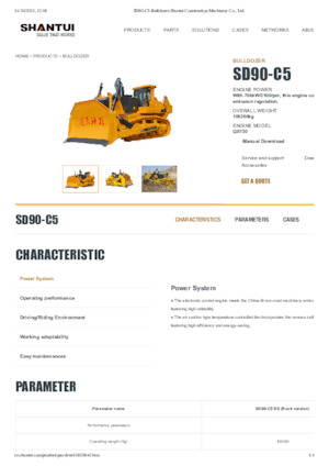 Bulldozers Shantui SD90-C5