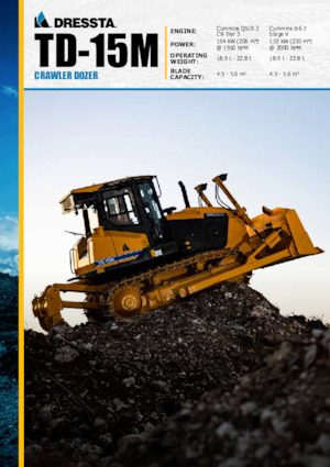 Bulldozers Dressta TD 15M Extra LGP
