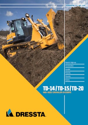 Bulldozers Dressta TD-15R Extra WT 