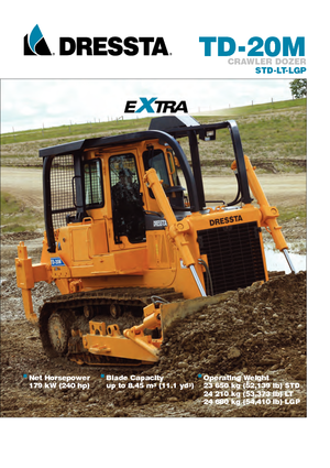 Bulldozers Dressta TD 20 M Extra