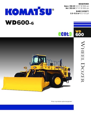 Wheel Dozer Komatsu WD600-6