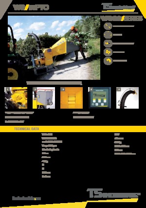 Ahşap parçalayıcılar TS-Industrie 10 PTO