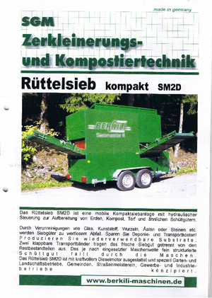 Ahşap parçalayıcılar Berkili 50 D 30+F