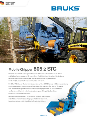 Ahşap parçalayıcılar Bruks 805.2 STC