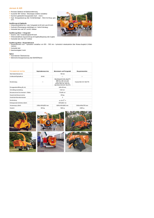 Ahşap parçalayıcılar Jensen A.425 M