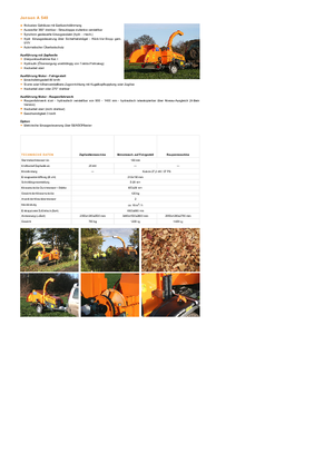 Ahşap parçalayıcılar Jensen A.540 R