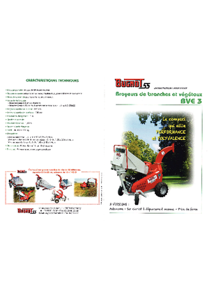 Wood Chippers Bugnot BV-E 3