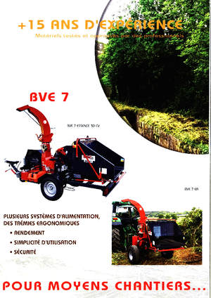 Wood Chippers Bugnot BV-E 7 PF