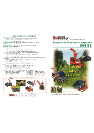 Wood Chippers Bugnot BV-E 55 DT