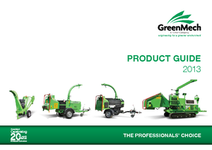 Wood Chippers Green Mech Aborist 150-34 TD
