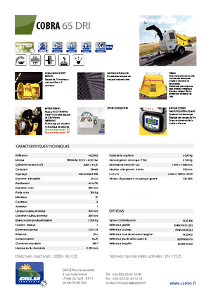 Wood Chippers TS-Industrie Cobra 65 DRI