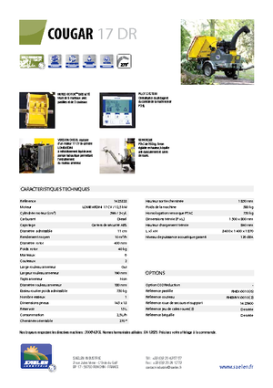 Wood Chippers TS-Industrie Cougar 17 DR