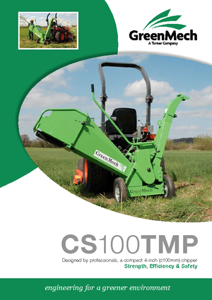 Wood Chippers Green Mech CS 100 TMP