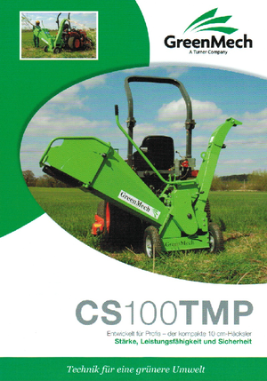 Wood Chippers Green Mech CS 100 TMP