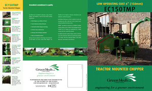 Wood Chippers Green Mech ECO 150 TMP