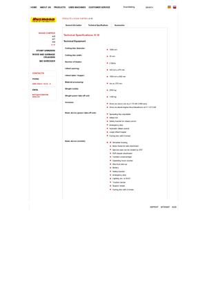 Ahşap parçalayıcılar Husmann H 10 M 3