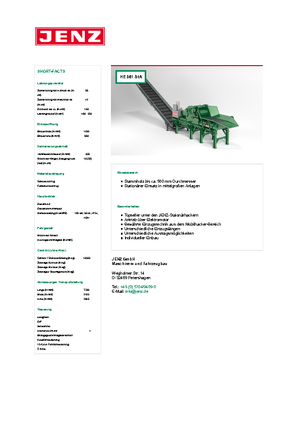 Wood Chippers Jenz HE 561 STA