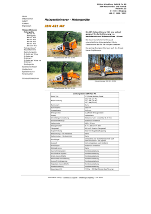 Wood Chippers JBM JBM 421-30 MX