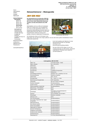 Wood Chippers JBM JBM 630 MDX