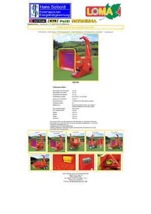 Wood Chippers Loma K 30 HP