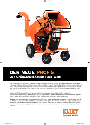 Wood Chippers Eliet Prof 5 B