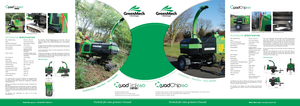 Wood Chippers Green Mech Quad-Trak 160