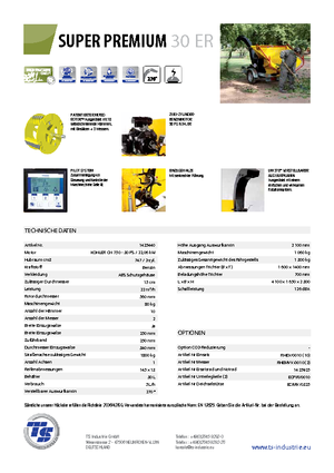 Wood Chippers TS-Industrie Super Premium 30 ER