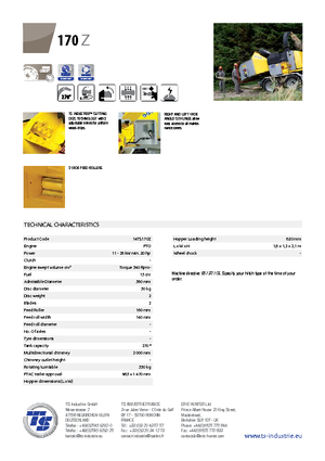 Wood Chippers TS-Industrie TS 170 Z