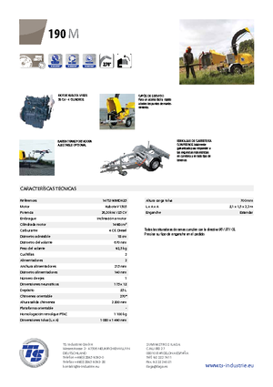 Wood Chippers TS-Industrie TS 190 M