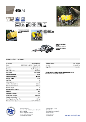 Ahşap parçalayıcılar TS-Industrie TS 450 M