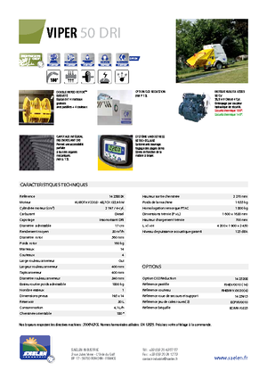 Wood Chippers TS-Industrie Viper 50 DRI