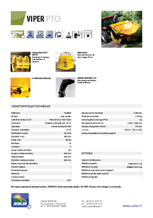 Wood Chippers TS-Industrie Viper PTO