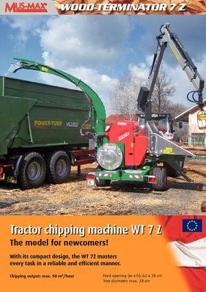 Wood Chippers MUS-MAX Wood-Terminator 7 Z