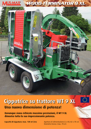 Wood Chippers MUS-MAX Wood-Terminator 9 XL Z