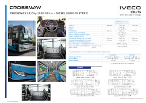 Şehir otobüsleri Iveco Crossway LE City 13m
