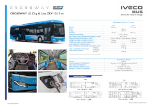 Şehir otobüsleri Iveco Crossway LE City 12m ZEV