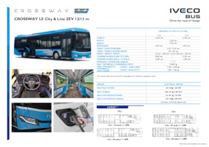 Şehir otobüsleri Iveco Crossway LE City 12m ZEV