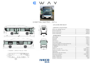 Şehir otobüsleri Iveco E-way 10,7 m