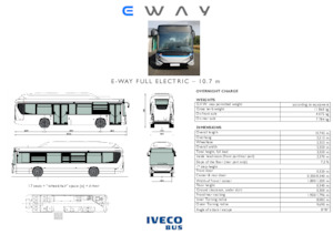 City buses Iveco E-way 10,7 m