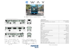 City buses Iveco E-way 12 m